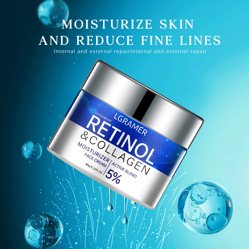 LGRAMER Retinol & Collagen Moisturizer Face Cream