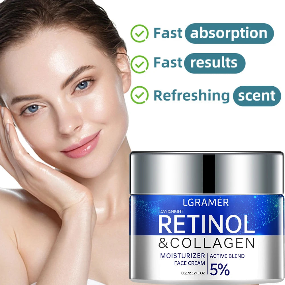 LGRAMER Retinol & Collagen Moisturizer Face Cream
