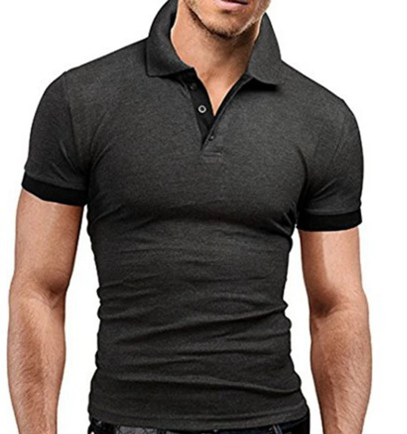 Men's Casual Short-sleeved Stitching