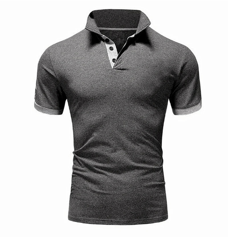Men's Casual Short-sleeved Stitching