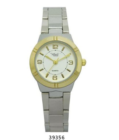 M Milano Expressions Silver Metal Band Watc