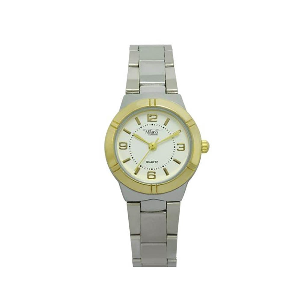 M Milano Expressions Silver Metal Band Watc