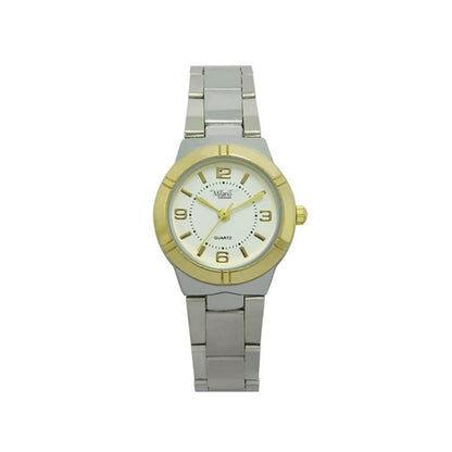 M Milano Expressions Silver Metal Band Watc