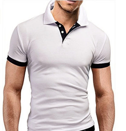 Men's Casual Short-sleeved Stitching