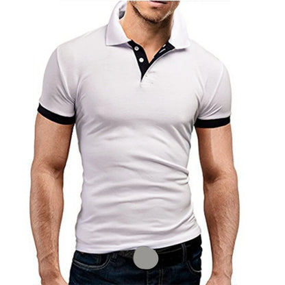 Men's Casual Short-sleeved Stitching