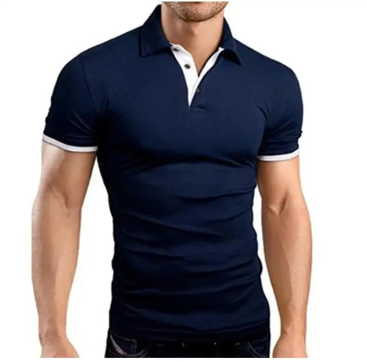 Men's Casual Short-sleeved Stitching