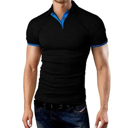 Men's Casual Short-sleeved Stitching