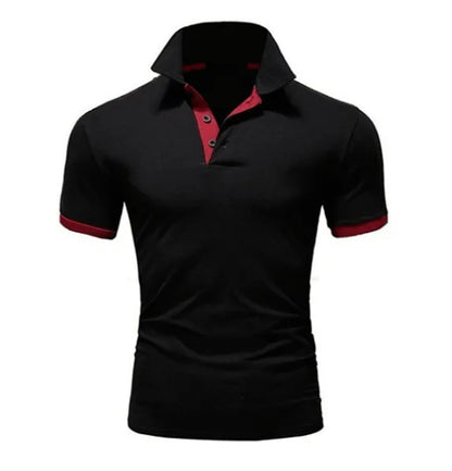 Men's Casual Short-sleeved Stitching
